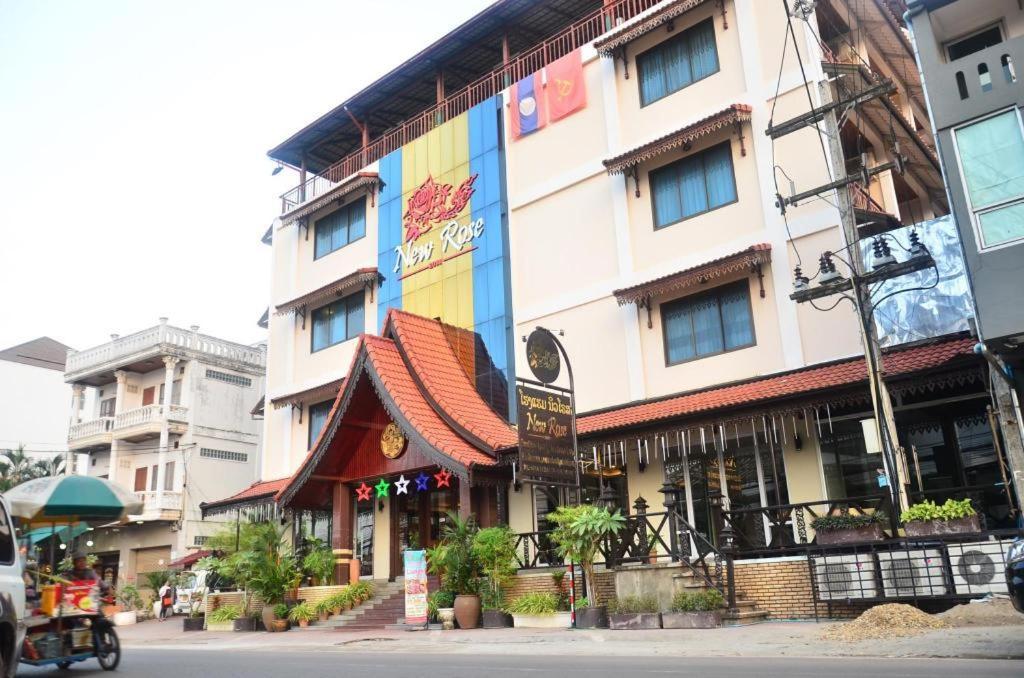 New Rose Boutique Hotel Vientiane Exterior foto